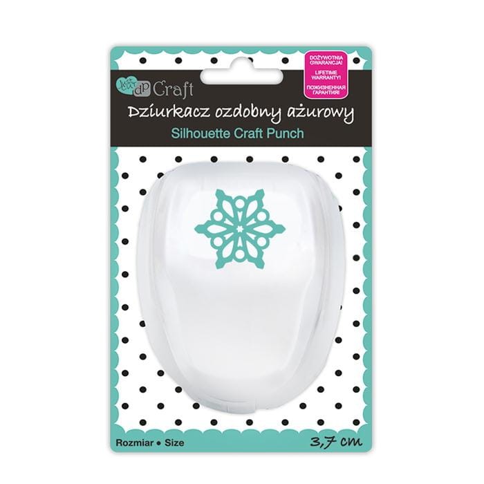 Dziurkacz ozdobny ażurowy 3,7cm ŚNIEŻYNKA