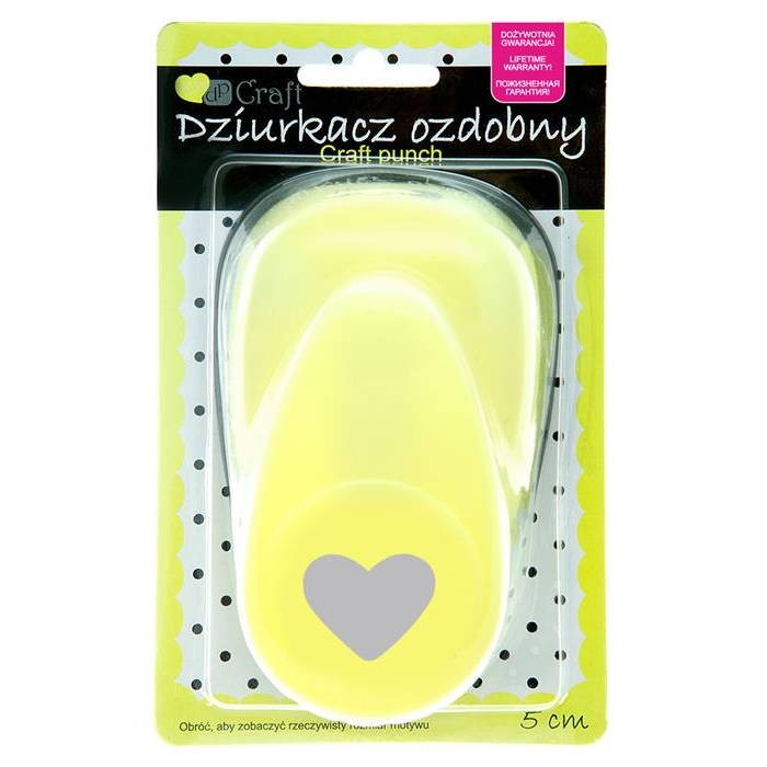 Dziurkacz ozdobny 5cm SERCE 2