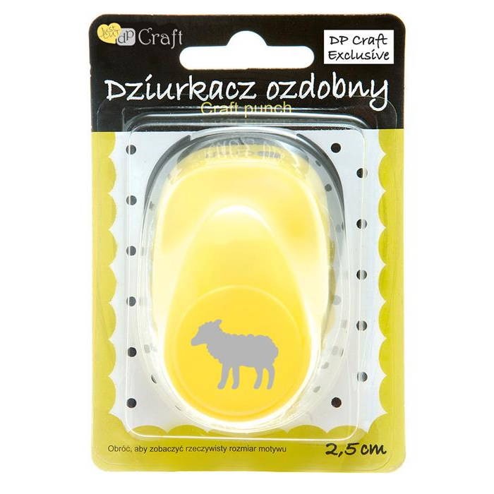 Dziurkacz ozdobny 2.5cm OWIECZKA