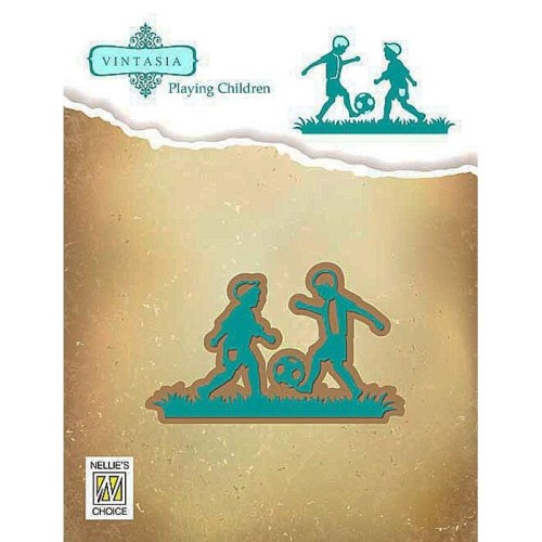 Wykrojnik Dzieci Grające w Piłkę Nożną