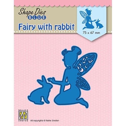 Wykrojniki Nellie's Choice FAIRY WITH RABBIT