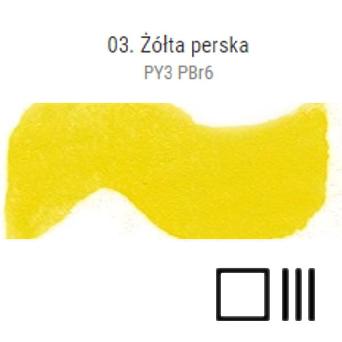 Akwarela w kostkach Renesans ŻÓŁTA PERSKA