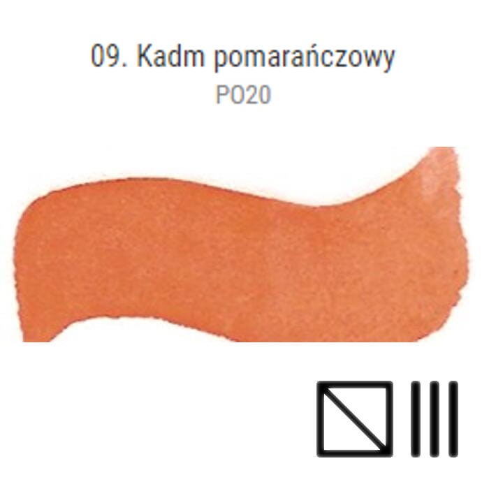 Akwarela w kostkach Renesans KADM POMARAŃCZOWY