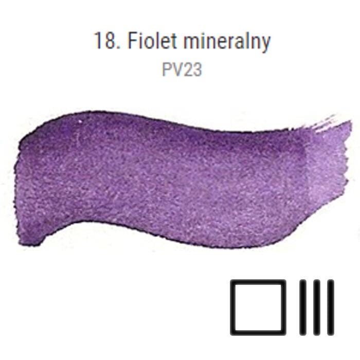 Akwarela w kostkach Renesans FIOLET MINERALNY