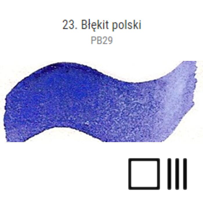Akwarela w kostkach Renesans BŁEKIT POLSKI