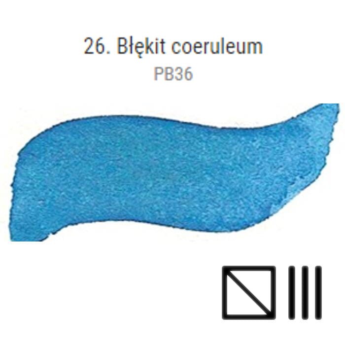 Akwarela w kostkach Renesans BŁEKIT COERULEUM