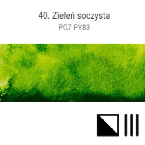 Akwarela w tubie Intense Water ZIELEŃ SOCZYSTA