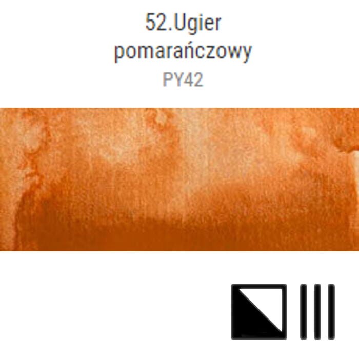 Akwarela w tubie Intense Water UGIER POMARAŃCZOWY