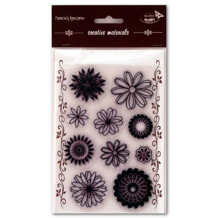 Stemple silikonowe KWIATY