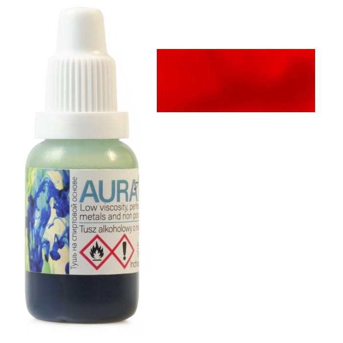 Tusz alkoholowy Aura Cynober