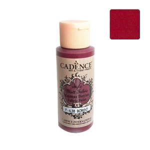 Farba matowa do tkanin Bordo 59ml