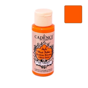 Farba matowa do tkanin Pomarańczowy 59ml