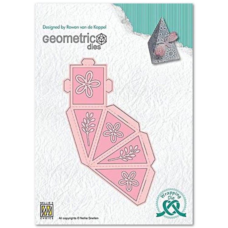 Wykrojnik Pudełko na Prezent Piramida