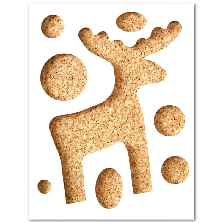 Szablon figurowy do quillingu Renifer