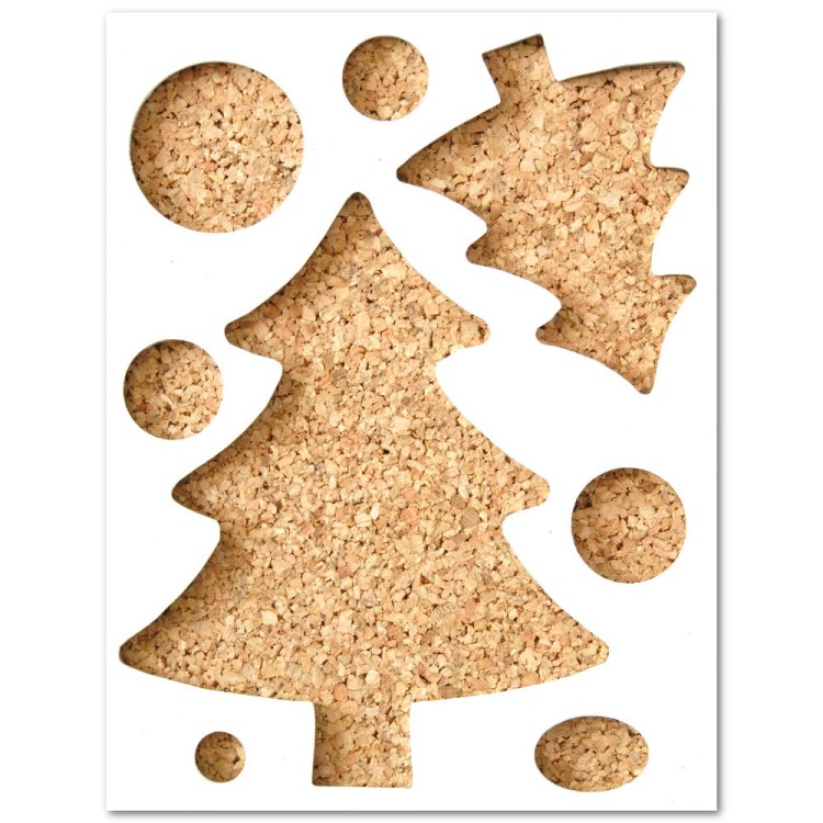 Szablon figurowy do quillingu Choinka 2