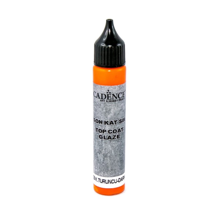 Glazura Cadence Top Coat Ciemny Pomarańcz 25ml