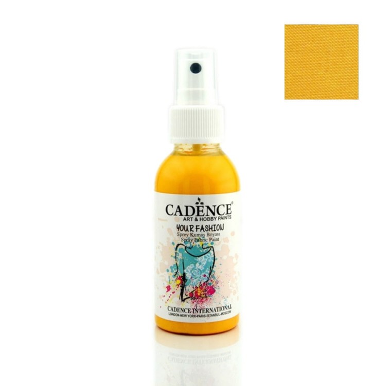 Farba do tkanin Cadence spray Słoneczny 100ml
