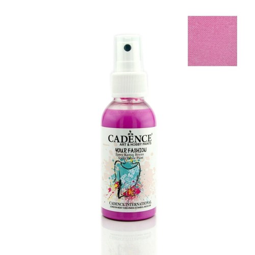 Farba do tkanin Cadence spray Różowy 100ml