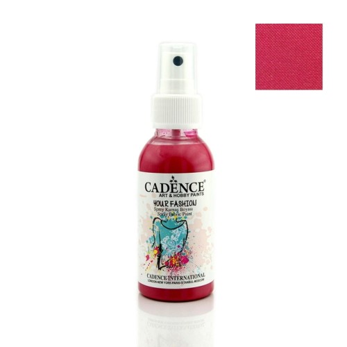 Farba do tkanin Cadence spray Fuksja 100ml