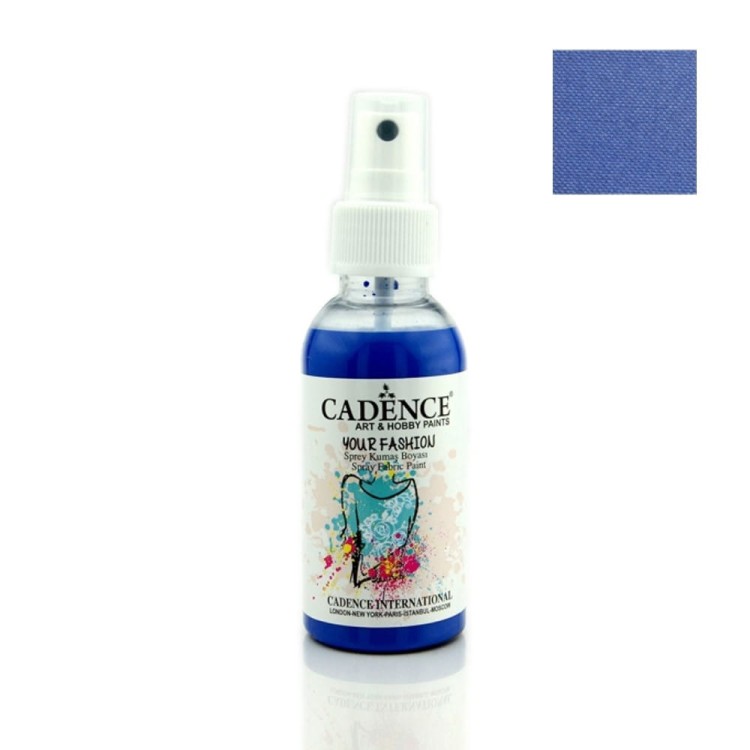 Farba do tkanin Cadence spray Ciemnoniebieski 100ml