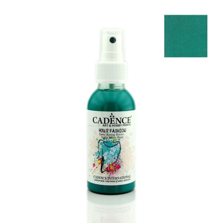 Farba do tkanin Cadence spray Zielony 100ml