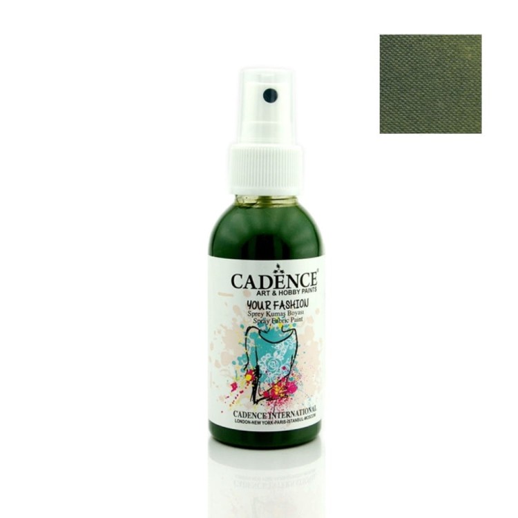 Farba do tkanin Cadence spray Zielony Liść 100ml