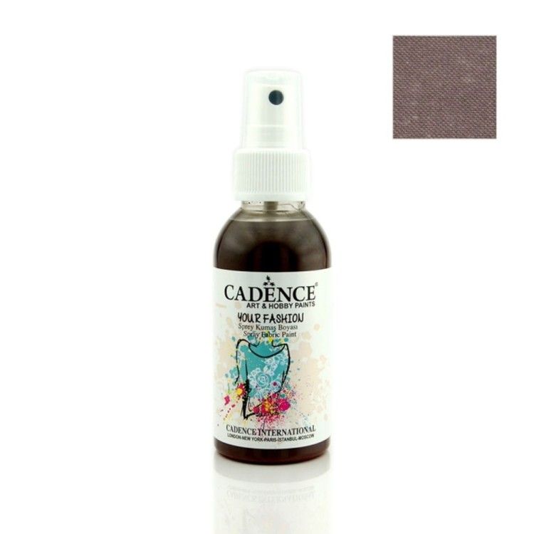 Farba do tkanin Cadence spray Brązowa 100ml
