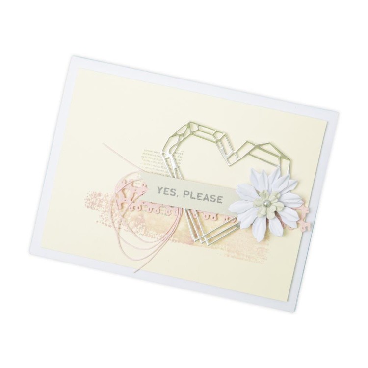 Wykrojniki Sizzix Thinlits by Tim Holtz Geo Frames - inspiracje