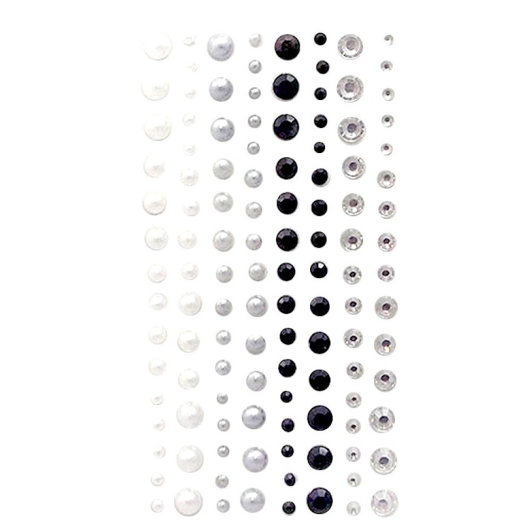 Kryształki i perły samoprzylepne dpCraft Mono Jewels 120 szt.