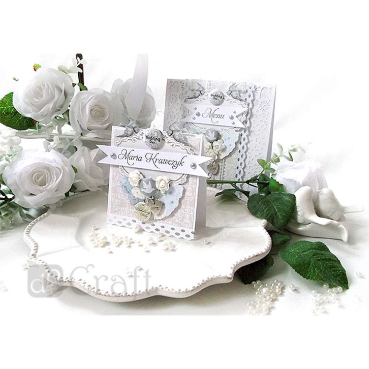 Kryształki i perły samoprzylepne dpCraft Mono Jewels - inspiracja