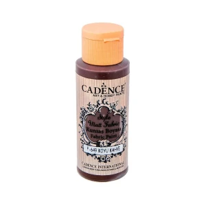 Farba matowa do tkanin Ciemny Brąz 59ml