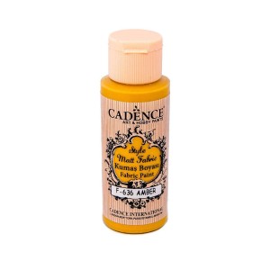 Farba matowa do tkanin Bursztynowa 59ml
