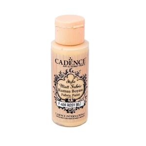 Farba matowa do tkanin Różany Beż 59ml
