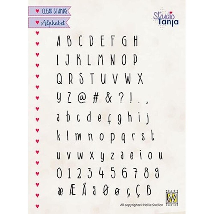 Stemple silikonowe Nellie's Alfabet Javi