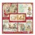 Blok papierów scrapbookingowych Stamperia Alice Gold 30x30cm