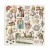 Papier scrapbookingowych Stamperia Alice Gold 22