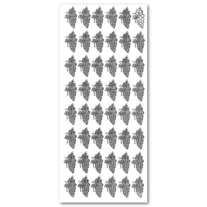 WINNE GRONO Naklejki ażurowe srebrne
