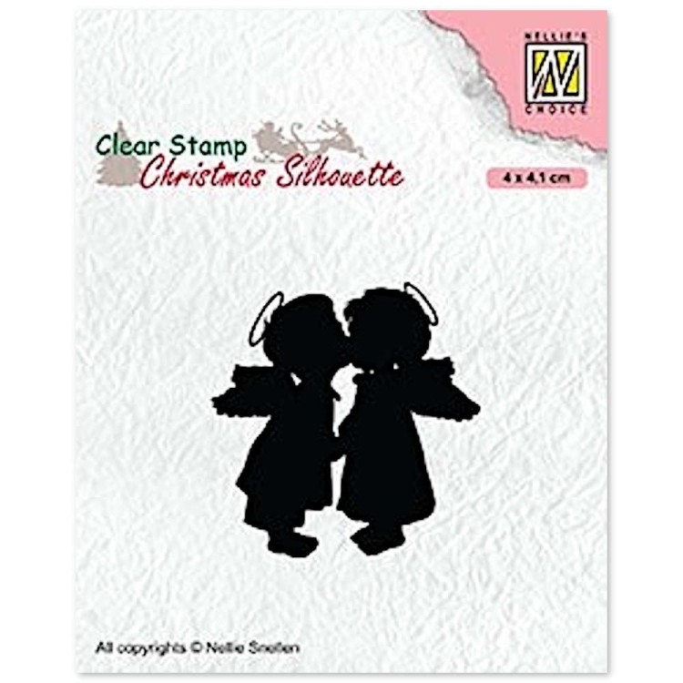 Stempel Nellie's Choice Two Kissing Angels