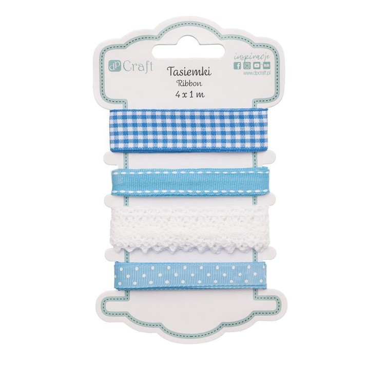 Tasiemki Blue Basics 4x1m