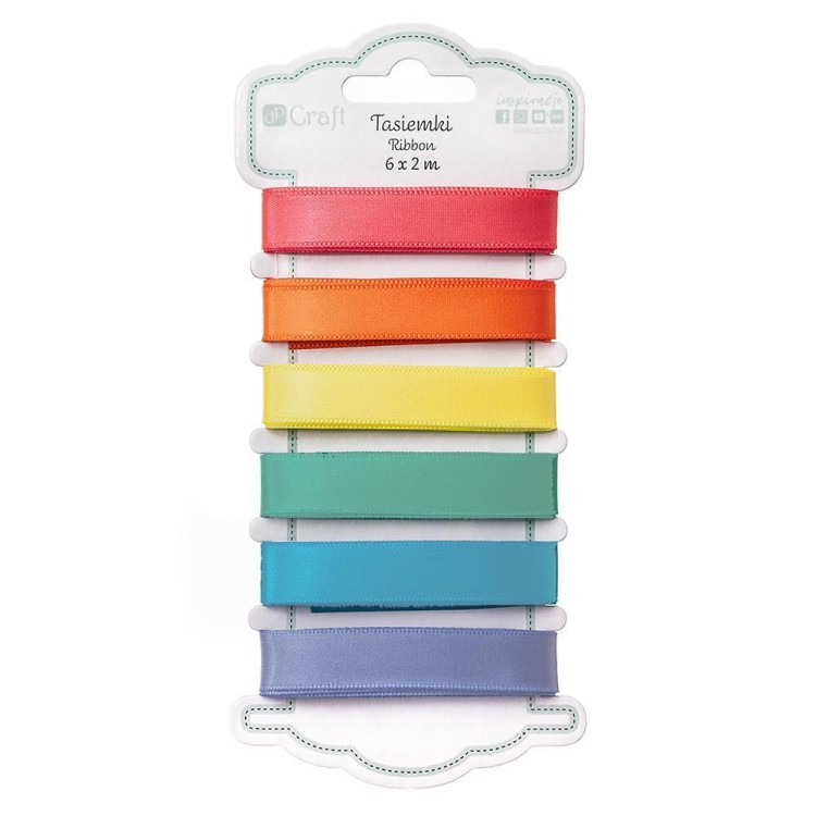 Tasiemki satynowe Brights 6 x 2m