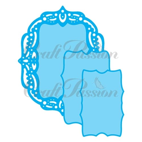 Komplet wykrojników Ażurowa Ramka