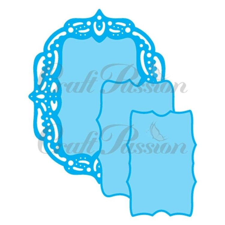 Komplet wykrojników Ażurowa Ramka