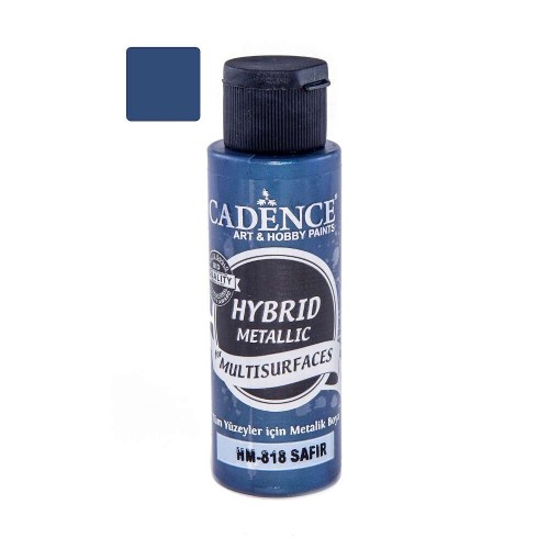 Farba hybrydowa metaliczna Szafirowy 70ml