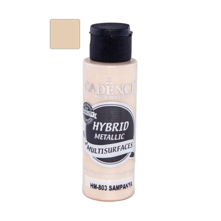 Farba hybrydowa metaliczna Szampańska 70ml