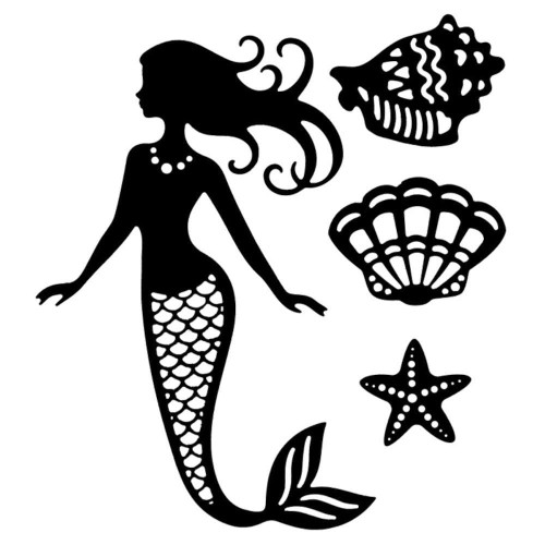 Wykrojnik Syrenka i Muszelki
