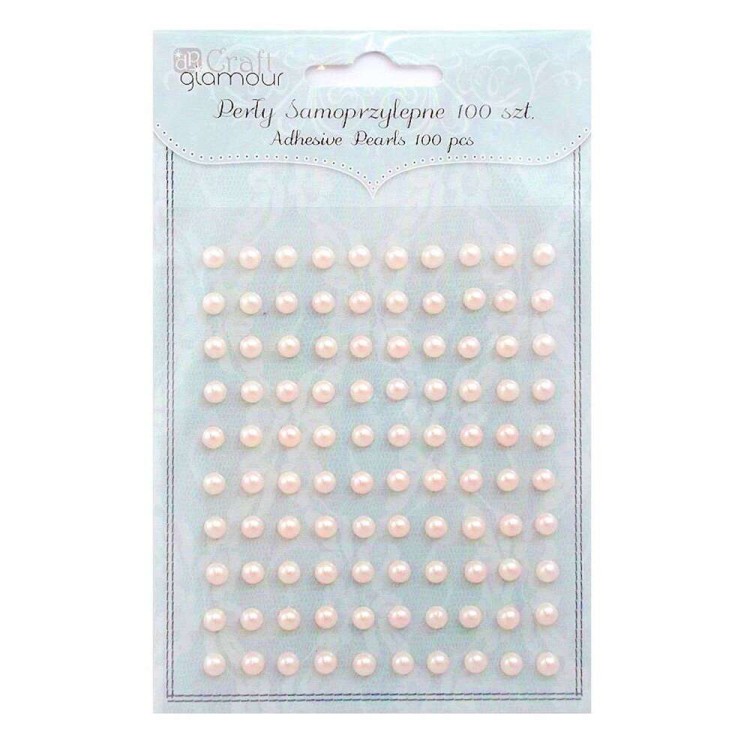 Perły samoprzylepne 5mm Śmietankowe - GRPE-005