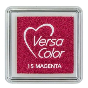 Tusz VersaColor pigmentowy Tsukineko Magenta – Magenta poduszka do stempli mała
