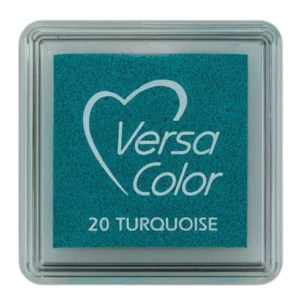 Tusz VersaColor pigmentowy Tsukineko Turquoise – Turkusowy poduszka do stempli mała