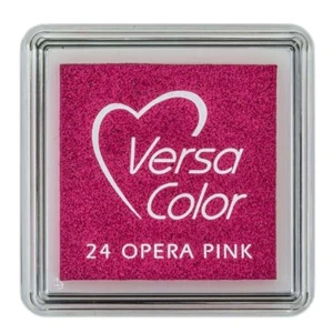 Tusz VersaColor pigmentowy Tsukineko Opera Pink – Ciemny Róż poduszka do stempli mała