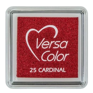 Tusz VersaColor pigmentowy Tsukineko Cardinal – Kardynalski Czerwony poduszka do stempli mała